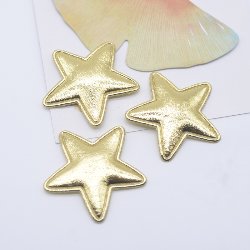 50Pcs 40mm Leather Star Appliq - Wedding Superstar recension och pris