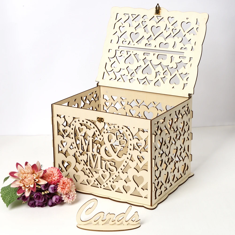 Wooden Wedding Card Box Weddin - Wedding Sutra recension och pris