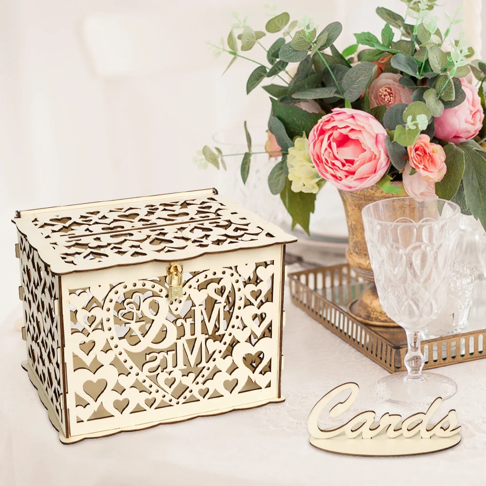 Wooden Wedding Card Box Weddin - Wedding Sutra recension och pris