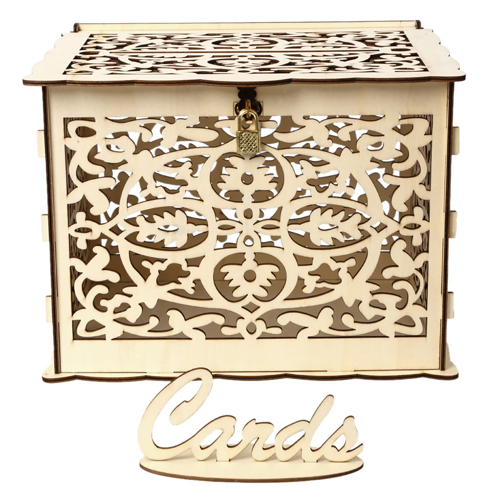 Wooden Wedding Card Box Weddin - Wedding Sutra recension och pris