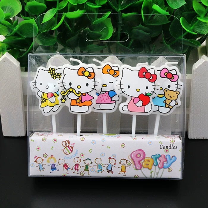 5pcs/Set Kawaii HelloKitty Han - Unity Candle Set recension och pris