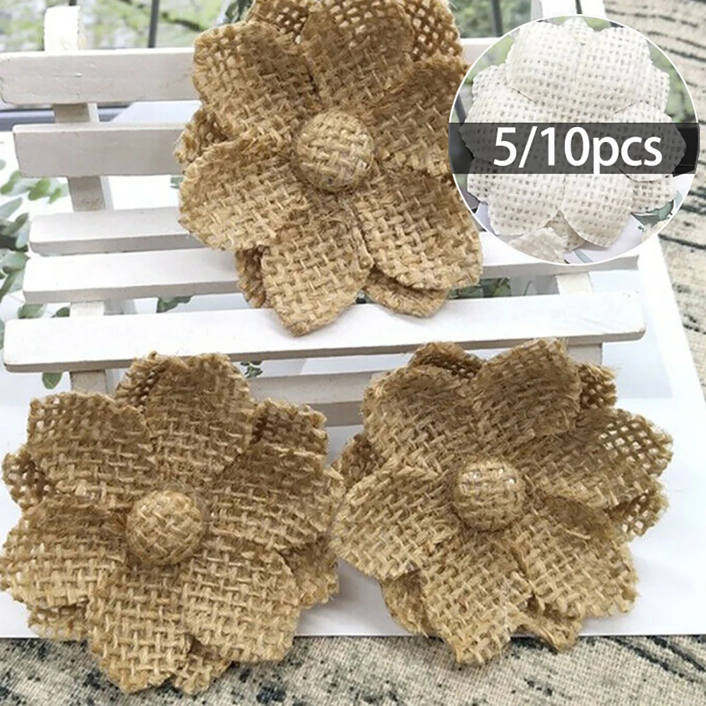10pcs Handmade Natural Jute Bu - Wedding Supply Rentals recension och pris