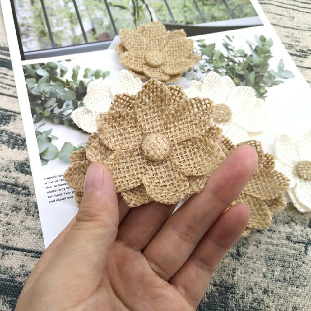10pcs Handmade Natural Jute Bu - Wedding Supply Rentals recension och pris