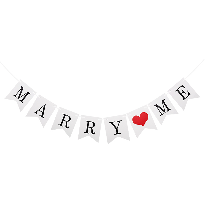 Wedding Marry Me Love Bunting  - Wedding Supply Rentals recension och pris