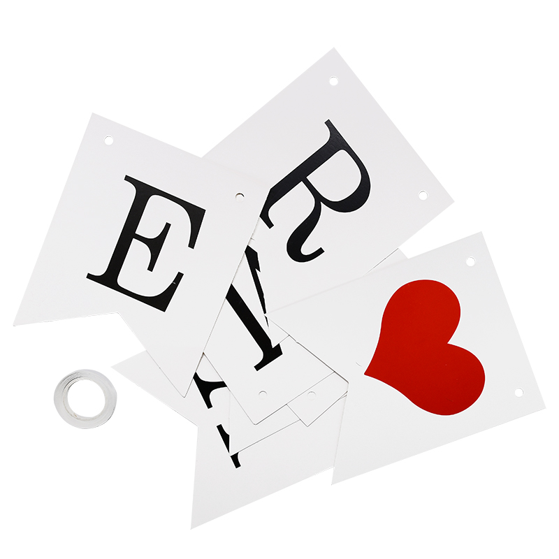Wedding Marry Me Love Bunting  - Wedding Supply Rentals recension och pris