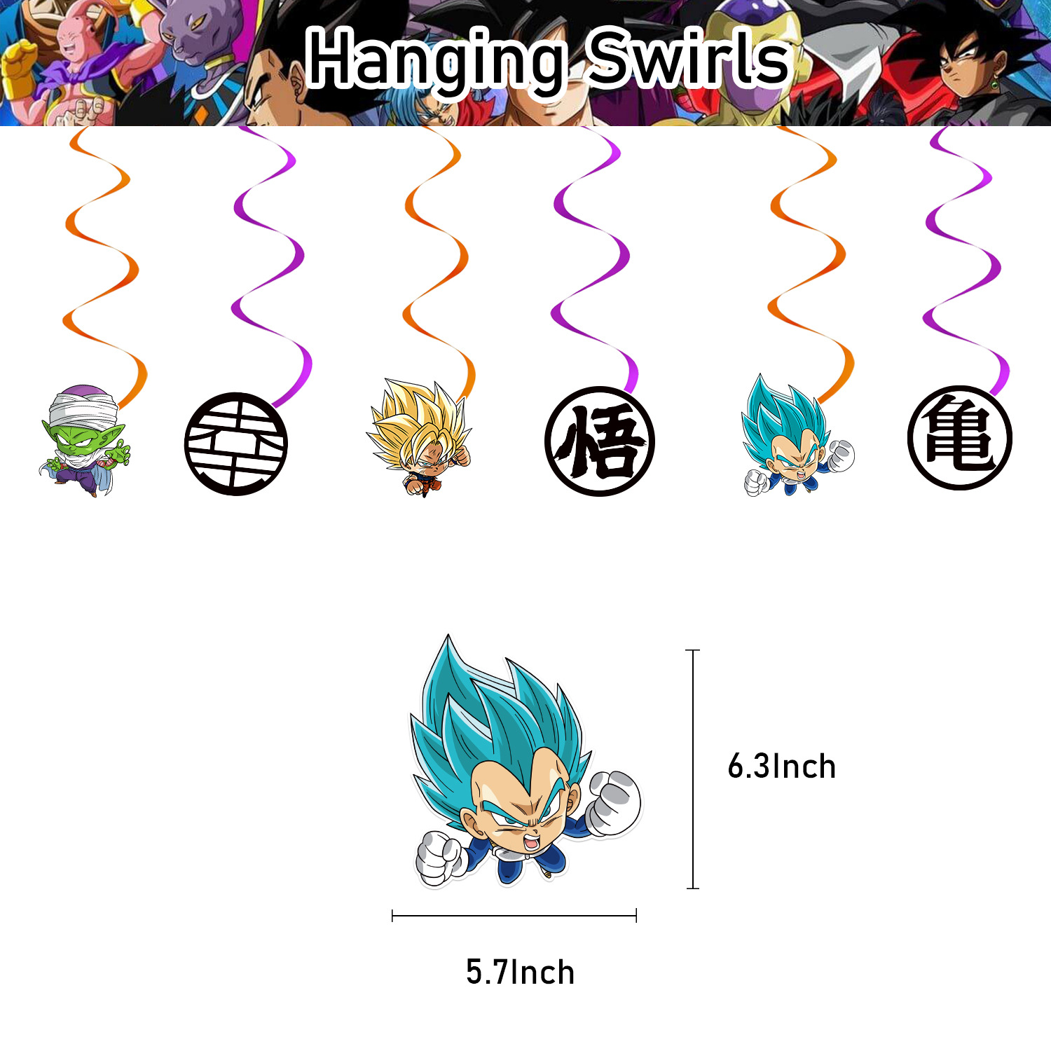 Dragon Ball Cake Topper Banner - Good Supply Wedding Cake recension och pris