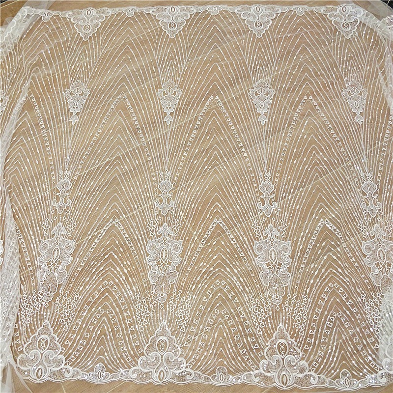 New Striped Lace Embroidery Se - Wedding Dress Supply recension och pris