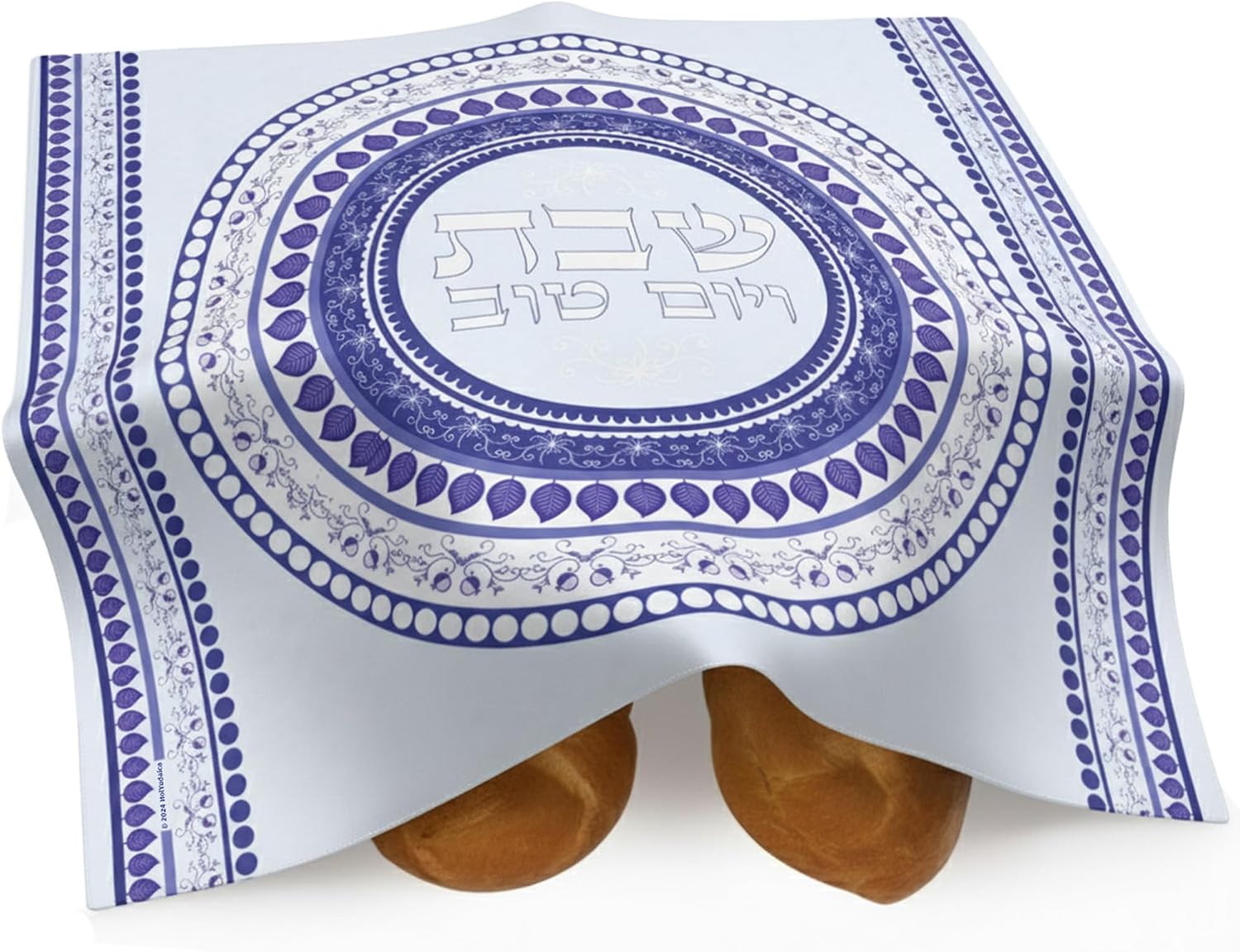 Blue Mandala Printing Challah  - Wedding Sutra recension och pris