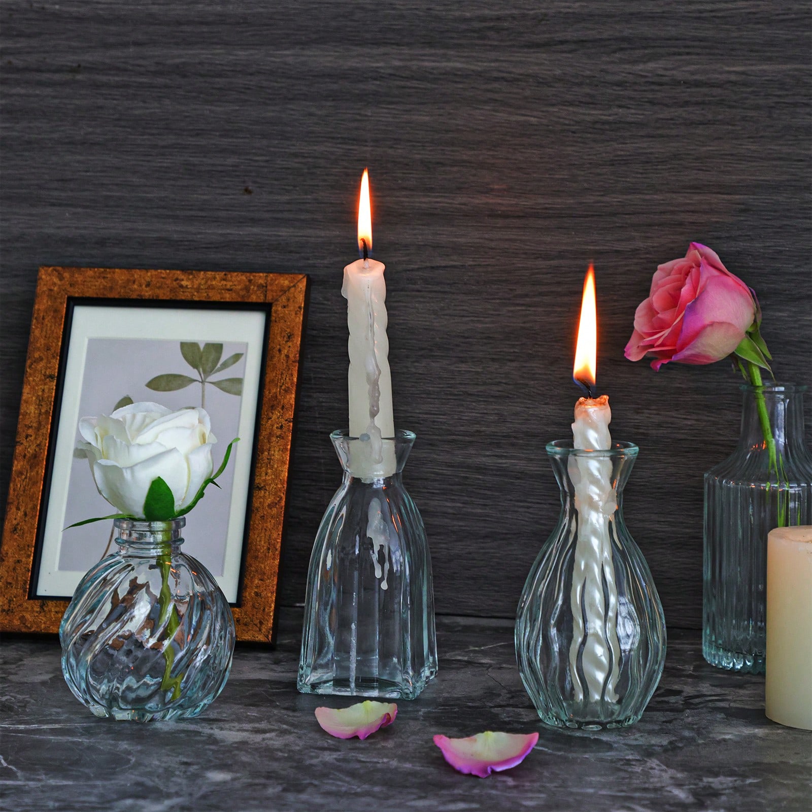 18/36Pcs Glass Bud Vase Set, S - Wedding Supply Rentals recension och pris