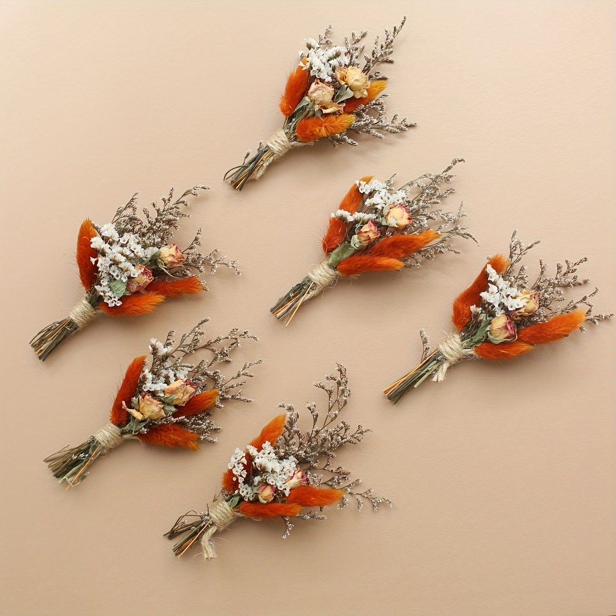 6 Bouquets/Lot Dried Flower Mi - Wedding Supply Rentals recension och pris