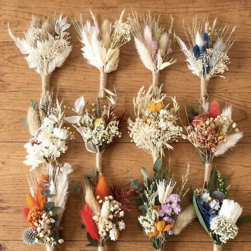 6 Bouquets/Lot Dried Flower Mi - Wedding Supply Rentals recension och pris