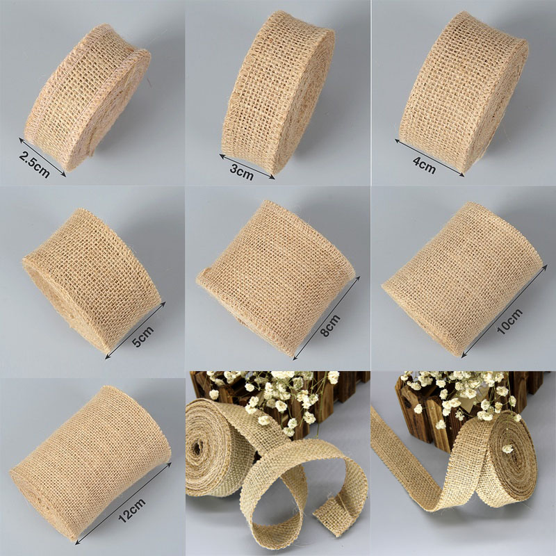 2M/Roll Natural Jute Burlap Ri - Wedding Supply Rentals recension och pris