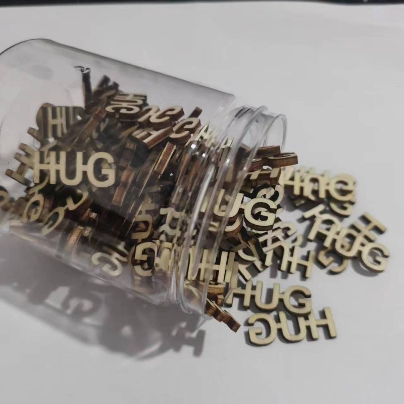 100pcs Wooden Hollow Letter Wo - Wedding Supply Rentals recension och pris
