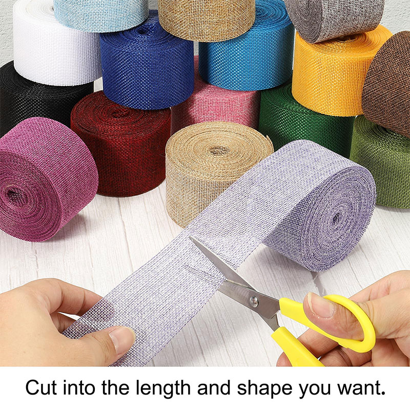 10M Imitate Jute Ribbon Colorf - Wedding Supply Rentals recension och pris