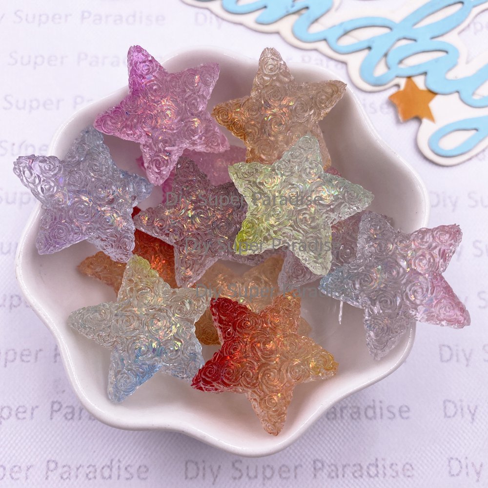 10PCS Resin Clear Candy Color  - Wedding Superstar recension och pris