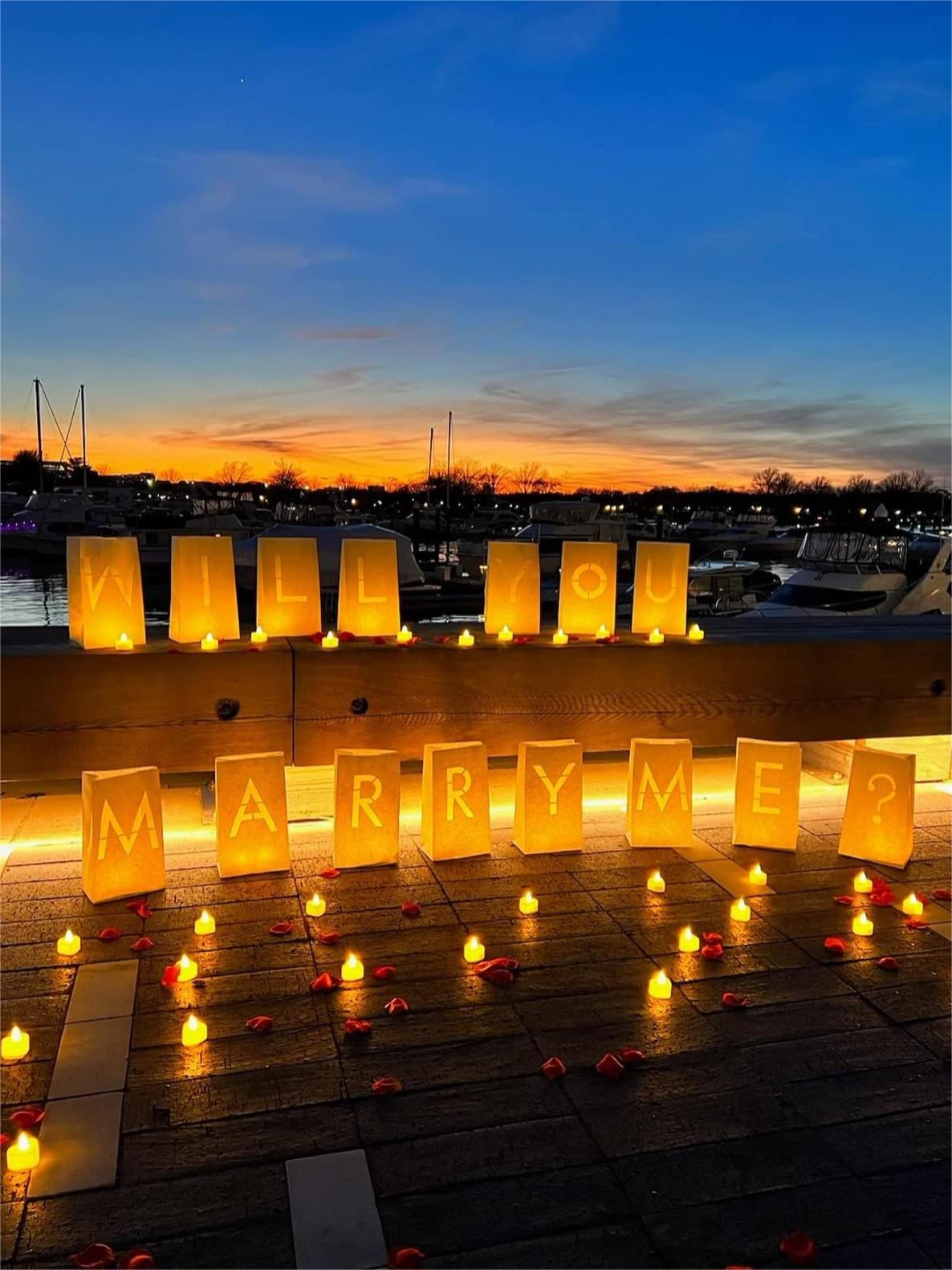 Will You Marry Me Proposal Dec - Unity Candle Set recension och pris