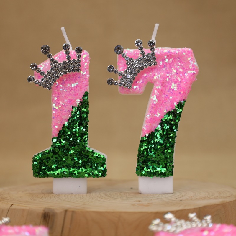 Sparkling Light Green Princess - Unity Candle Set recension och pris