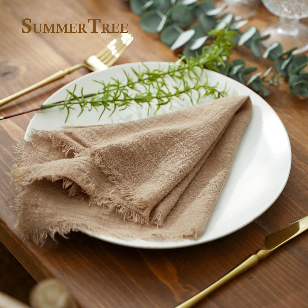 12pcs Retro Napkins 42x42cm Ru - Wedding Supply Rentals recension och pris