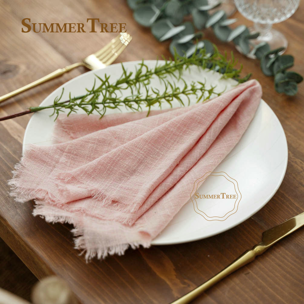 12pcs Retro Napkins 42x42cm Ru - Wedding Supply Rentals recension och pris