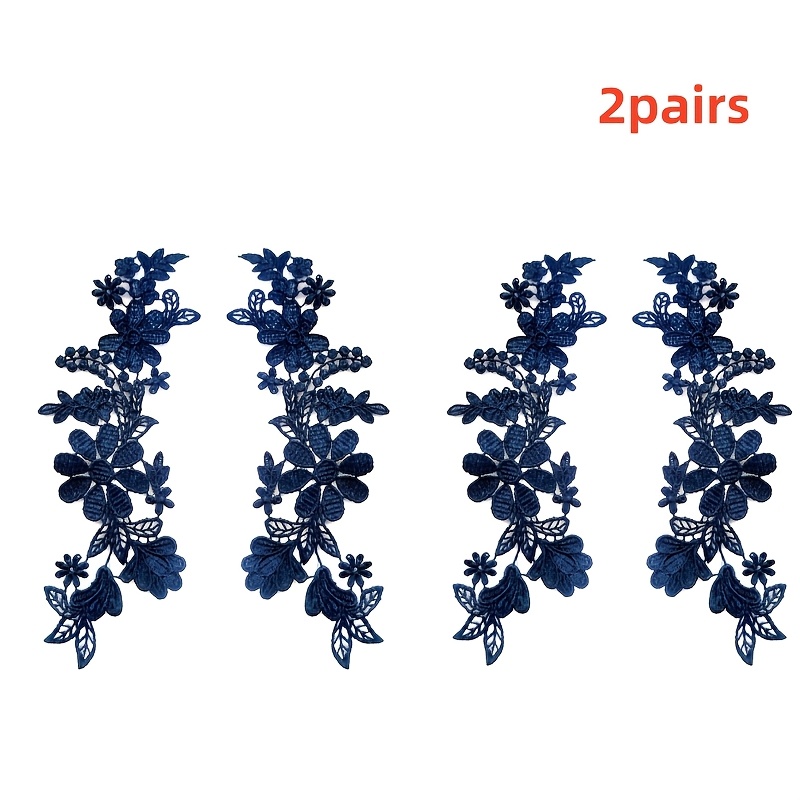 2 Pairs High-quality Floral La - Wedding Dress Supply recension och pris