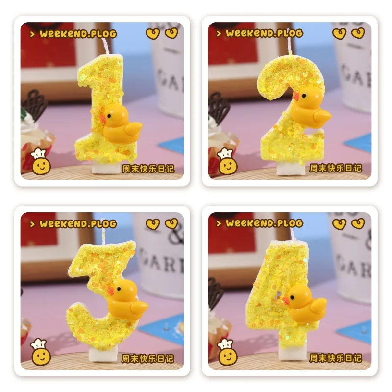3D Mini Yellow Ducks Theme  Ca - Unity Candle Set recension och pris