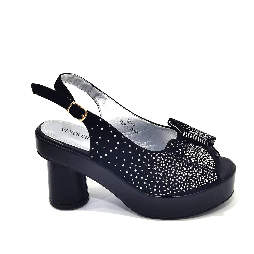 Women's Elegant Black Chunky H - Wedding Packaging recension och pris